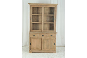 Teak Vitrineschrank Smooth