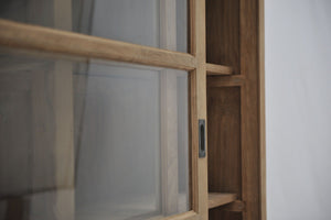 Teak Vitrineschrank Smooth