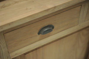 Teak Vitrineschrank Smooth