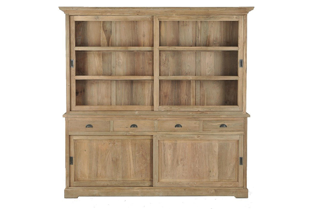 Teak Vitrineschrank Smooth