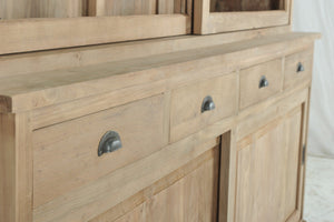 Teak Vitrineschrank Smooth