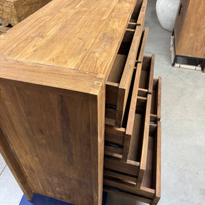 Teak Ladekommode 8 Schubladen 140 × 110 × 50 cm