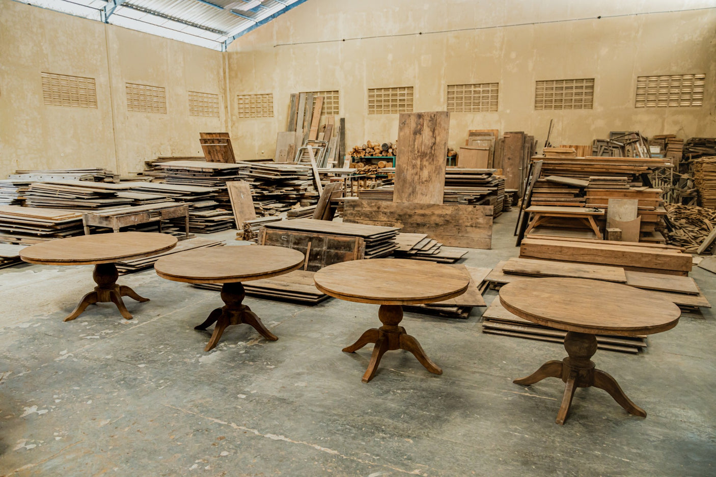 Runder Teak Tisch Anteak