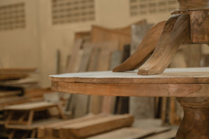 Runder Teak Tisch Anteak