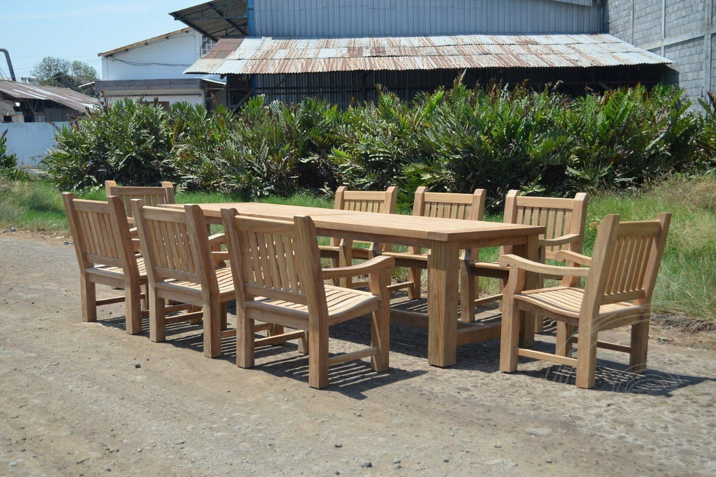 Gartentisch Mammut 300cm mit 8 Mammut Gartenstühle