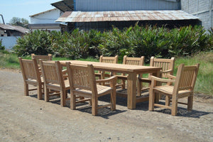 Gartentisch Mammut 300cm mit 8 Mammut Gartenstühle