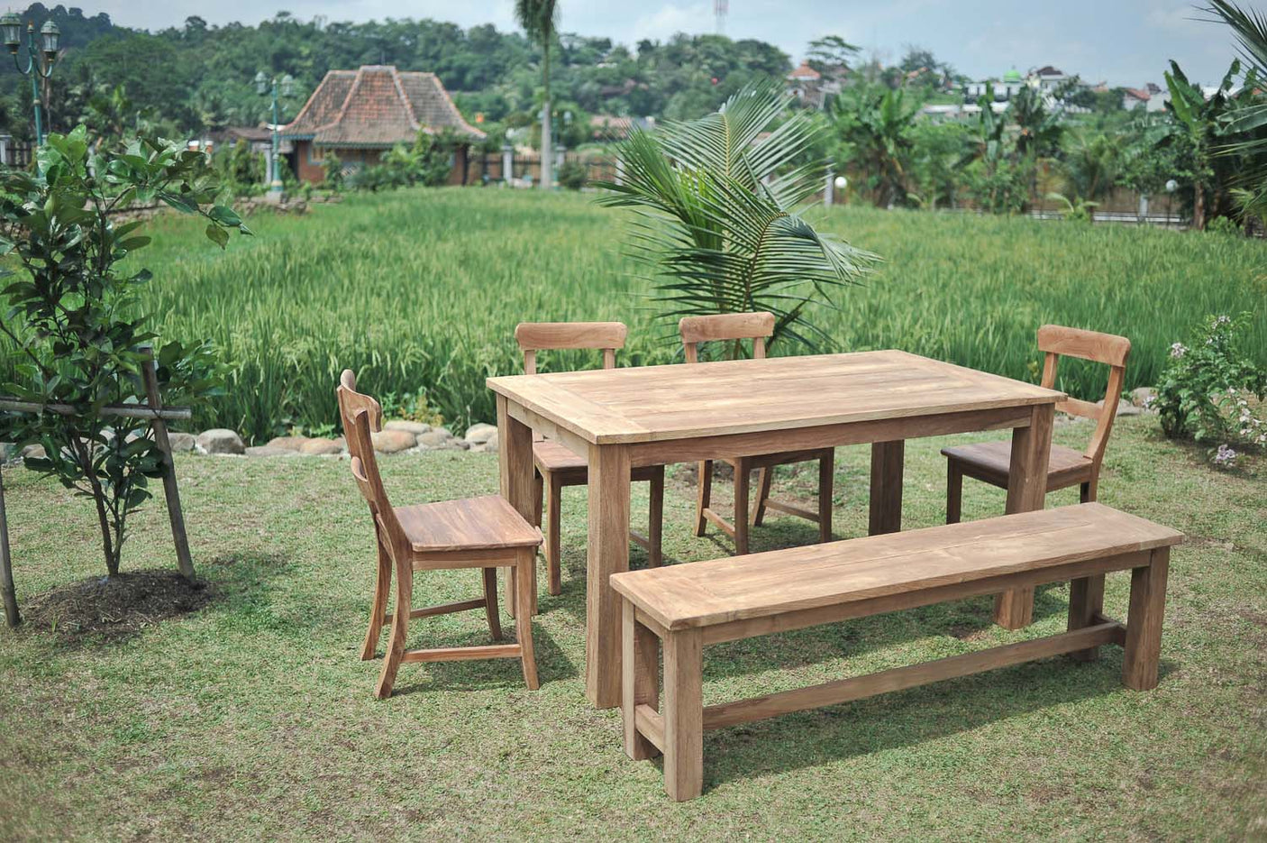 Teak Gartenbank
