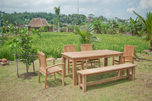 Teak Gartenbank