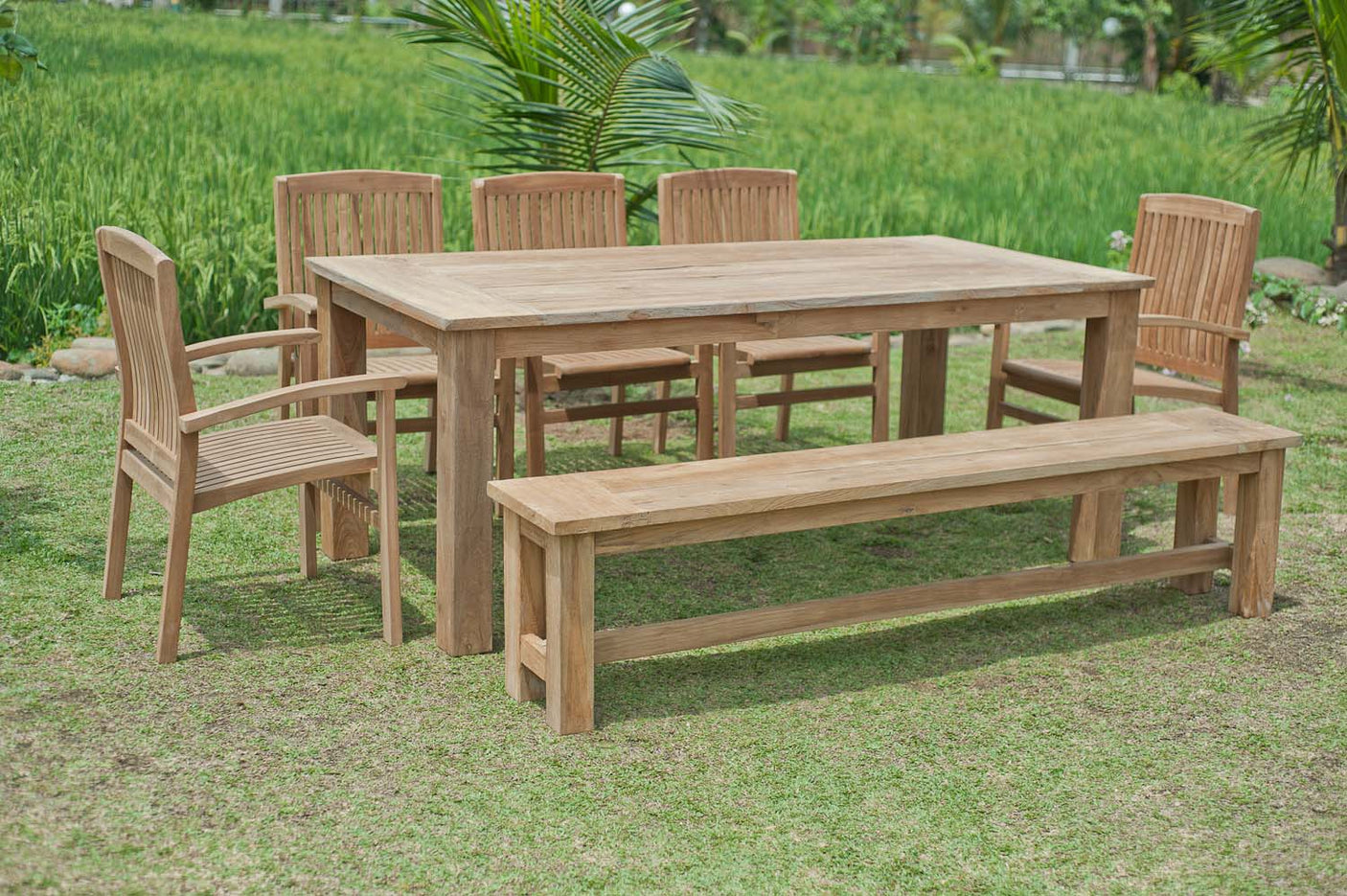Teak Gartenbank