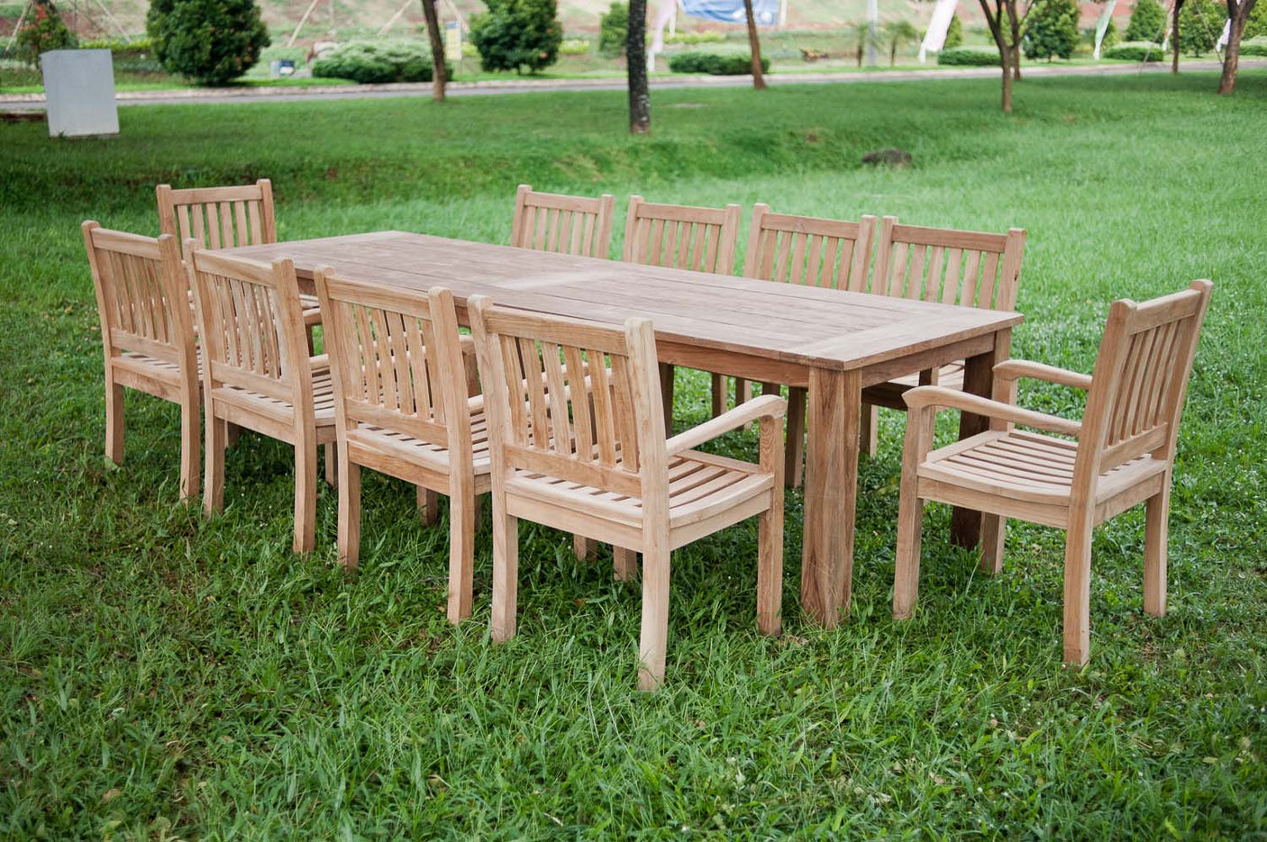 Teak tuintafel 300 x 100