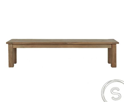 teak bank 220cm oud hout