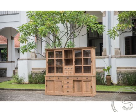 teak buffetkast 250cm xxl