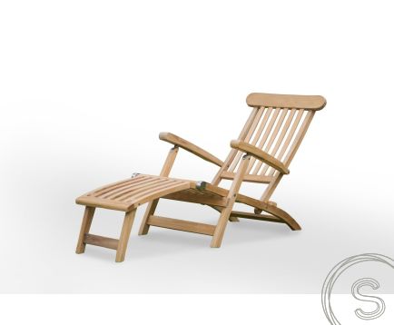 Teak deckchair
