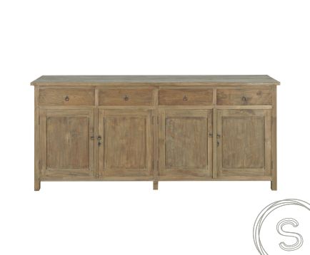 Teak dressoir oud hout 200cm