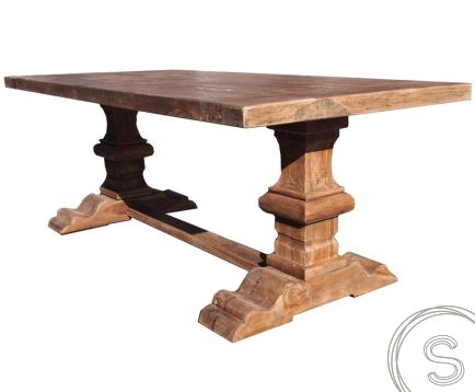 teak kloostertafel 180x100cm