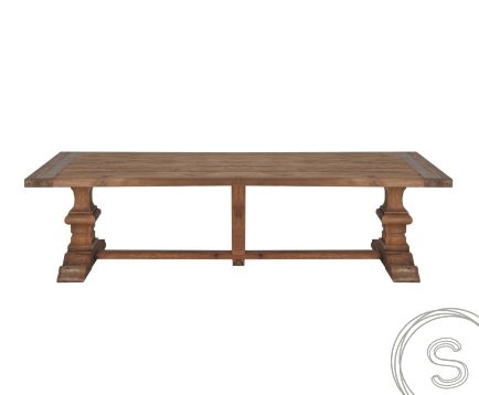 Teak kloostertafel 300x100