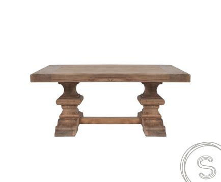 Teak klooster salontafel 120x80cm