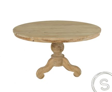 teak tafel rond 110cm