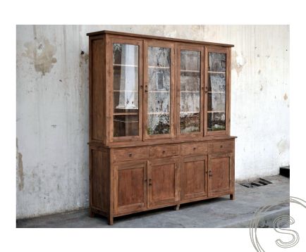 Teak buffetkast 200cm oud hout