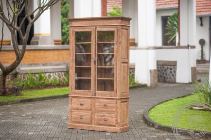 Teak kast 2 deurs oud hout Paris