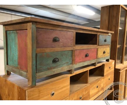 Teak Wandtisch Paint