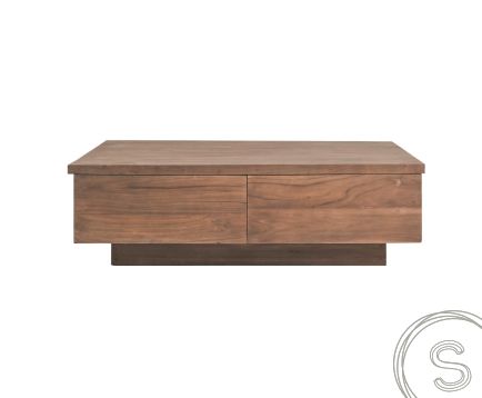 teak blok salontafel 120x80cm