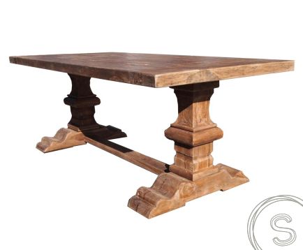 teak kloostertafel 180x90cm