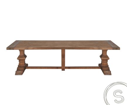 teak kloostertafel 280x100cm