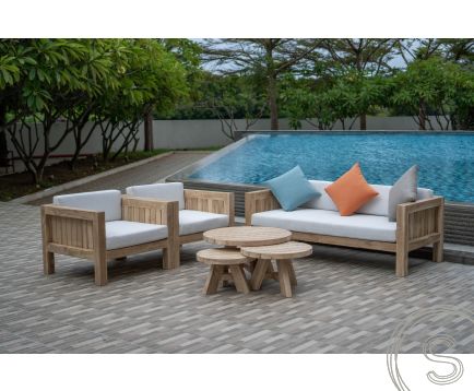 Teak Loungeset Algarve