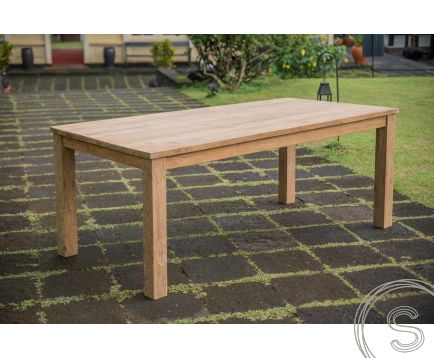 teak tafel 200x100cm