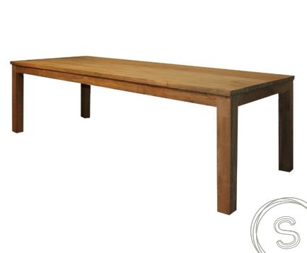 teak tafel 220cm