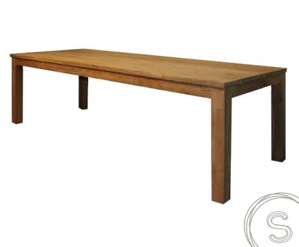 teak tafel 240x100cm