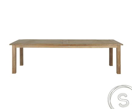 Teak tafel 280 x 100  oud hout 