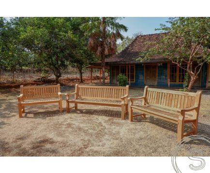 Teak Gartenbank Mammut