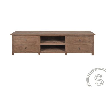 teak tv-meubel oud hout 200cm