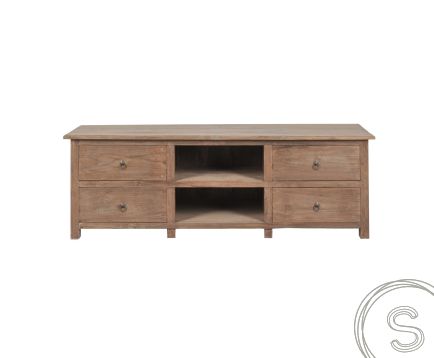 teak tv meubel oud hout 150cm