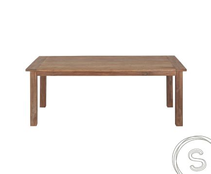 Teak tafel 240 x 100  oud hout 