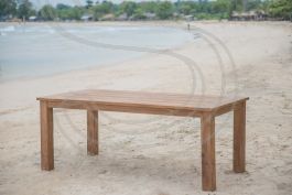 Teak Gartentisch 220 X 100 Cm