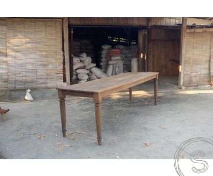 Teak Tisch Antik 240cm