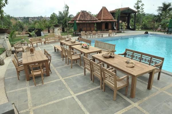 Teakholz Gartenbänke