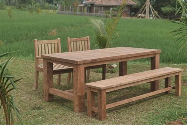 Teakholz Gartentisch