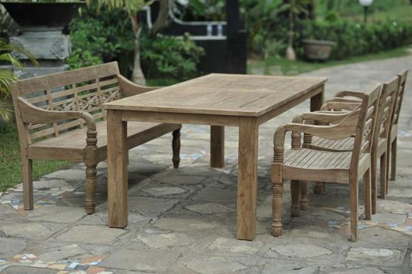 Teakholz Gartentisch