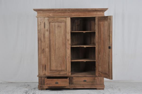 Teak Schrank gebürstet XL Teak Schrank gebürstet XL