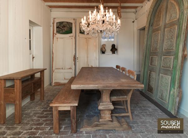 Teak Klostertisch Teak Klostertisch