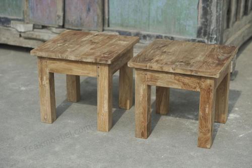 teak couchtische