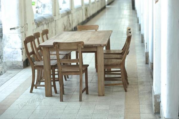 Teak Tisch Dingklik
