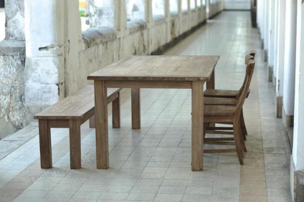 Teak Tisch Dingklik
