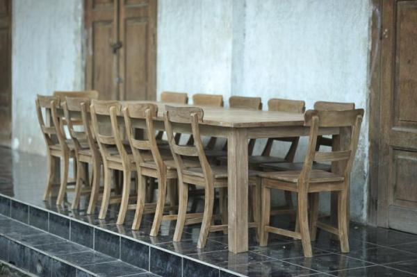 Teak Tisch Dingklik