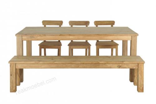 Teak Tisch Lesung