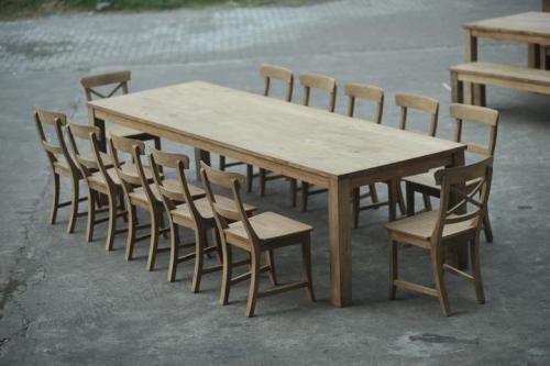 Teak Tisch Lesung